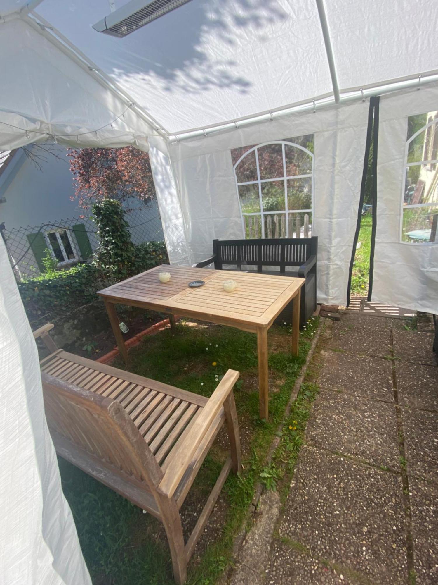 Gemuetliche Rustikale Wohnung Mit Kamin Und Optionalem Whirlpool บาด โซเบิร์นไฮม์ ภายนอก รูปภาพ