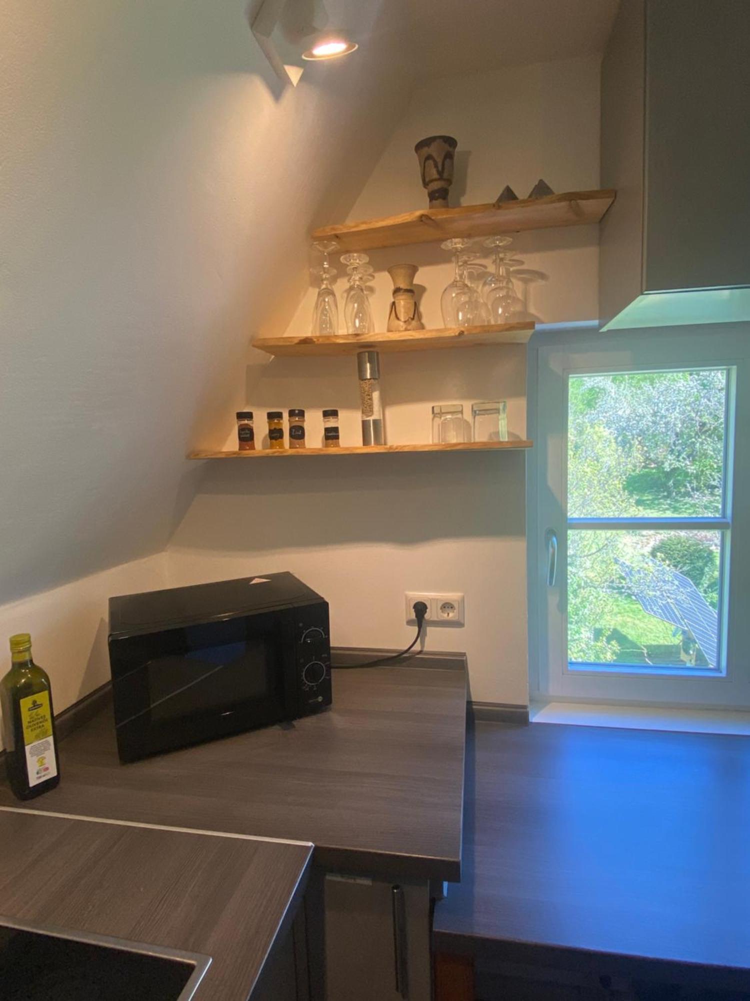 Gemuetliche Rustikale Wohnung Mit Kamin Und Optionalem Whirlpool บาด โซเบิร์นไฮม์ ภายนอก รูปภาพ